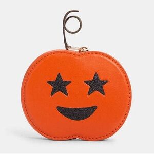 NEW Coach Jack O Lantern Coin Case